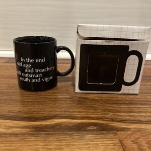 Vintage 1986 Trisar Mug NIB "in The End…"